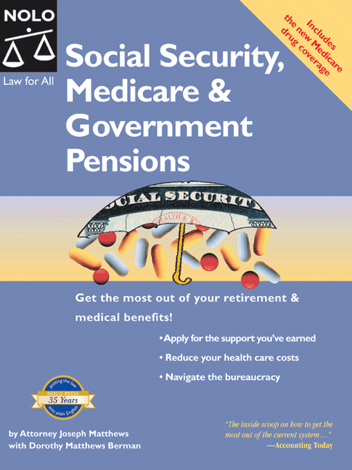 Title details for Social Security, Medicare & Government Pensions by Joseph L. Matthews  - Available